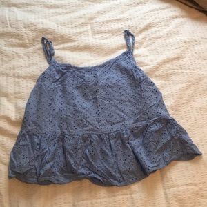 Light blue crop top tank!